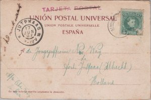 Spain Las Palmas Port de la Luz Vintage Postcard C064