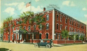 Postcard Early View of Chippewa Hotel in Manistee, MI.  aa2