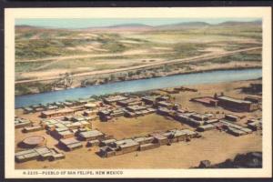 Pueblo of San Felipe NM Postcard 4638