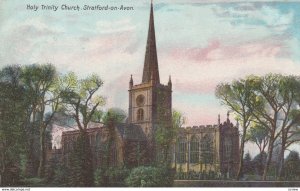 Stratford-upon-Avon, Warwickshire, England, 1906 ; Holy Trinity Church