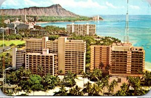 Hawaii Waikiki Birds Eye View