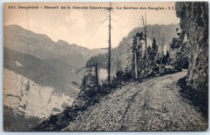 Postcard - The Straps Trail, Massif de la Grande Chartreuse, Dauphiné - France