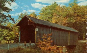 ME - South Windham. Babbs Covered Bridge