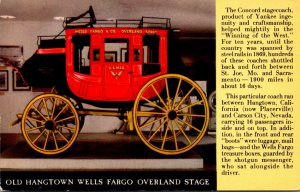 Old Hangtown Wells Fargo Overland Stage