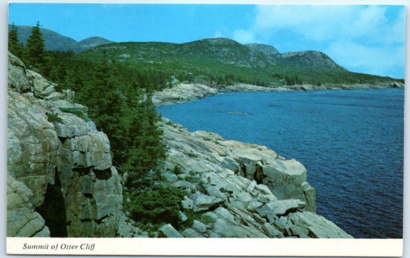 Postcard - Panorama from the summit of Otter Cliff, Acadia National Park - Maine