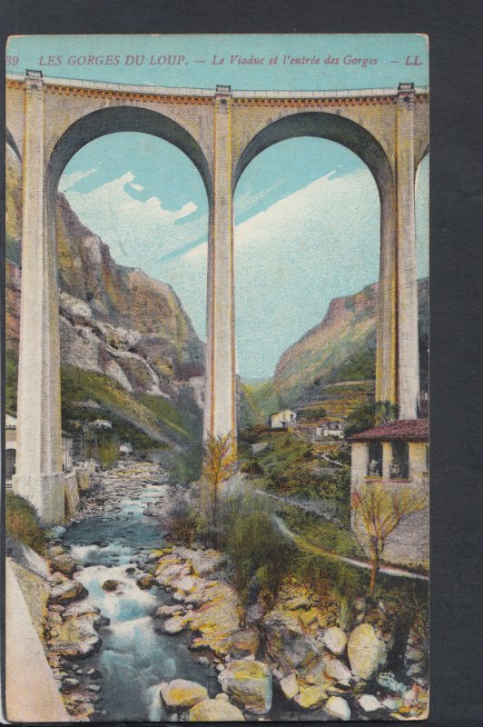 France Postcard - Les Gorges Du Loup - Le Viaduc Et L'Entree Des Gorges  HP176