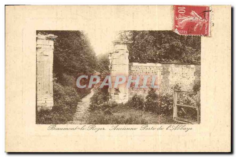 Postcard Old Beaumont Raper Old Gate Abbey