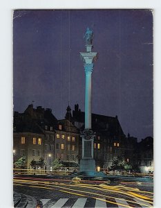 Postcard Sigismund's Column Warsaw Poland