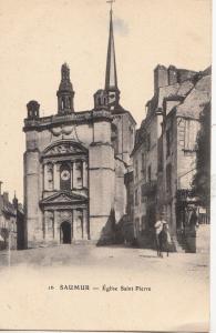 BF12436 saumur eglise saint pierre france front/back image