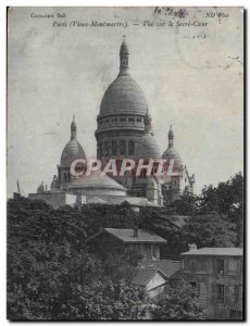 Old Postcard Paris View of Sacre Coeur Montmartre