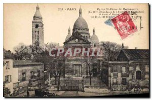 Postcard Old Paris Church St Pierre de Montmartre