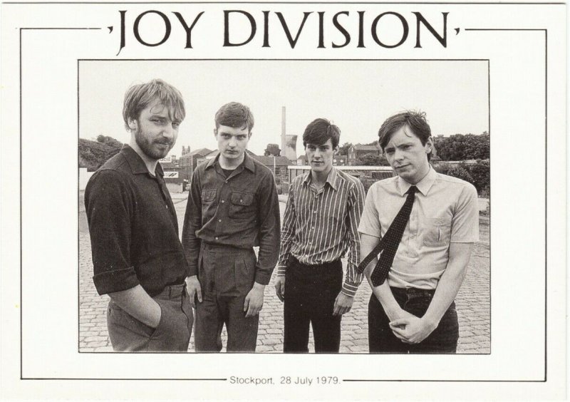 Joy Division in Stockport Manchester England in 1979 Modern Postcard