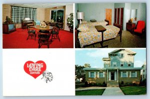 1960 Bloomfield New Jersey Postcard Beacon Nursing Home Loving Care Center Ave.
