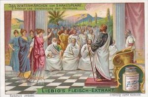 Liebig Vintage Trade Card S1101 Shakespeares Winter Tale 1914 No 2