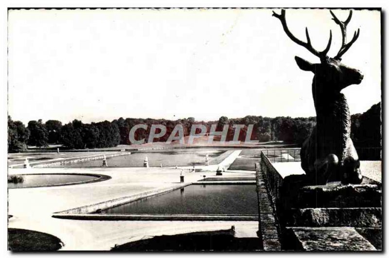 Modern Postcard Chateau de Chantilly The park and parts of & # 39eau Cerf