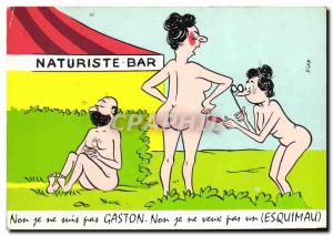 Postcard Modern Naturist Bar