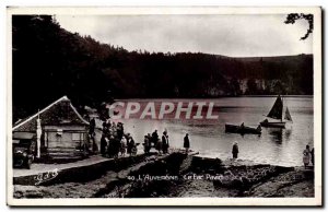 Old Postcard L & # 39Auvergne Lake Pavin