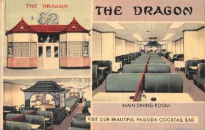 Washington DC The Dragon Chinese Restaurant Vintage Postcard AA23312