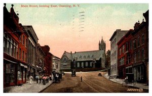 Postcard SHOP SCENE Ossining New York NY AP6815