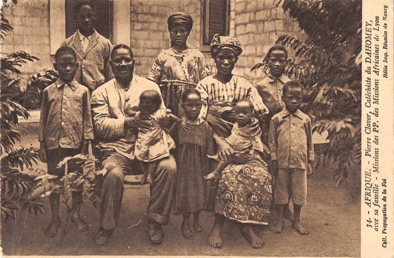 BR57111 Pierre Claver Catechiste du Dahomey avec sa famille   Africa  Benin