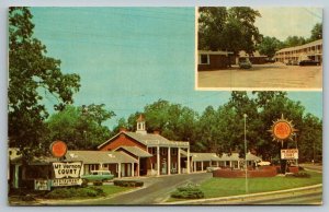 Sumter  South Carolina  Mt. Vernon Court   Postcard