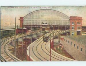 Divided-Back SULLIVAN SQUARE TRAIN STATION Charleston - Boston MA ho3283