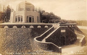 Vista House, Crown Point real photo - Columbia Highway, Oregon OR