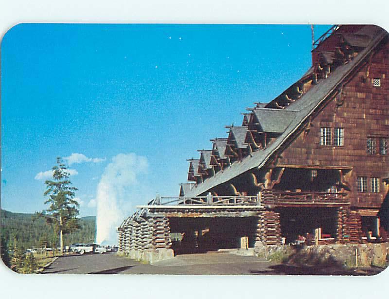 Unused Pre-1980 OLD FAITHFUL INN MOTEL Yellowstone National Park WY s2879