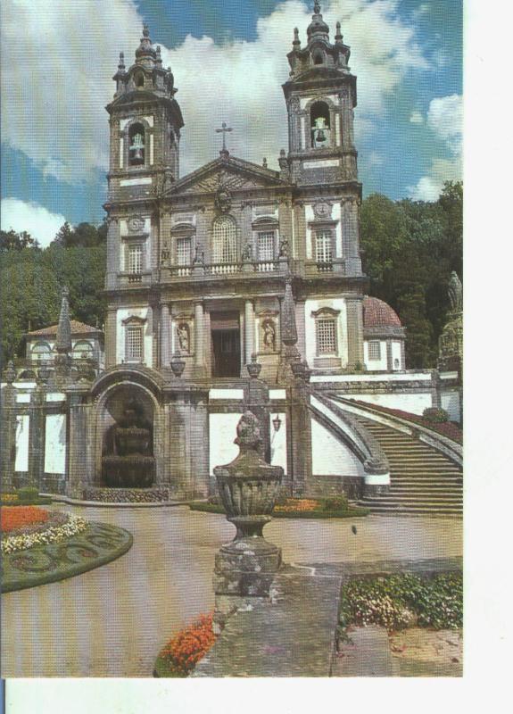 Postal 014350: Templo de Bom Jesus en Braga, Portugal