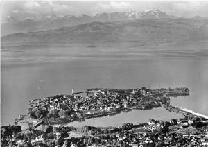 BG1260 lindau im bodensee von nord gegen santis  CPSM 14x9.5cm  germany