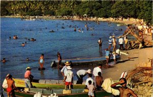 CPM Anse a l'Ane beach, on Easter Monday MARTINIQUE (871751)