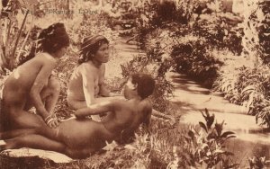 PC CPA ETHNIC NUDE FEMALE, EL-KANTARA, L'OUED, VINTAGE POSTCARD (b16150)