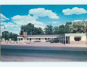 Unused 1950's OLD CARS & FELTON'S MOTOR INN MOTEL Lovelock Nevada NV u7427@