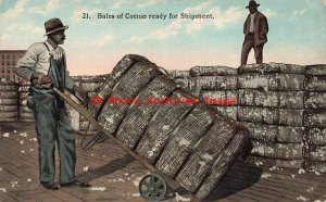 317267-Black Americana, Teich No A-31588, Bales of Cotton Ready for Shipment