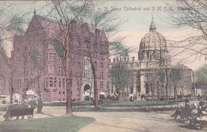 Canada St James Cathedral and Y M C A Building Montreal