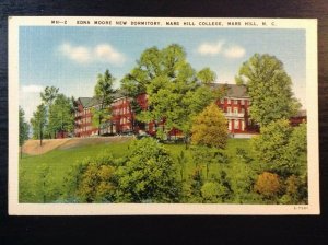 Vintage Postcard 1930-1945 Edna Moore Dorm, Mars Hill College, North Carolina (N