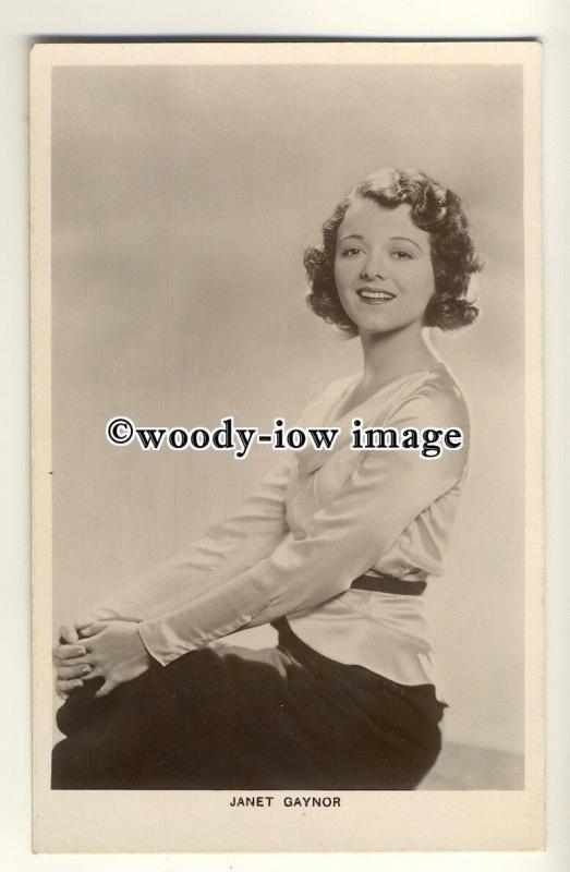 us0057 - Film Actress - Janet Gaynor - postcard plain back