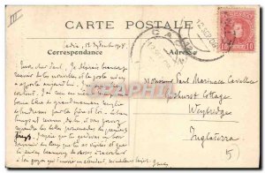 Old Postcard Paris astrological column of Catherine de Medicis