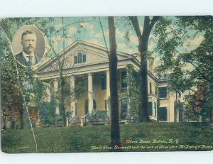 Divided-Back WILCOX HOUSE WERE PRESIDENT ROOSEVELT TOOK OATH Buffalo NY d1960