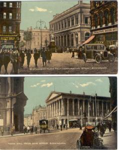 UK   BIRMINGHAM   2 POSTCARDS postcard