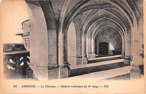 Le Chateau, Galerie Interieure du Amboise France Unused 