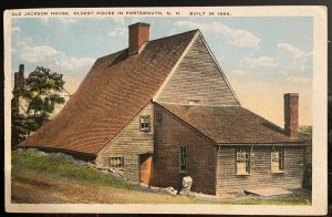 Vintage Postcard 1922 Old Jackson House, Oldest in Town, New Hampshire (NH)