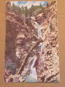 UNUSED POSTCARD -  SEVEN FALLS, COLORADO SPRINGS, COLORADO