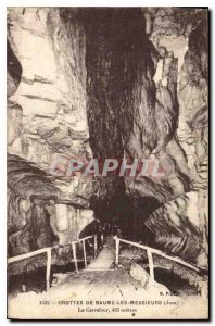 Postcard Old Caves Baume Les Messieurs Jura Crossroads 433 meters