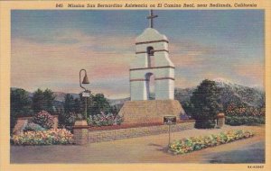 Mission San Bernardion Asisencia On El Camino Real Redlands Cailfornia