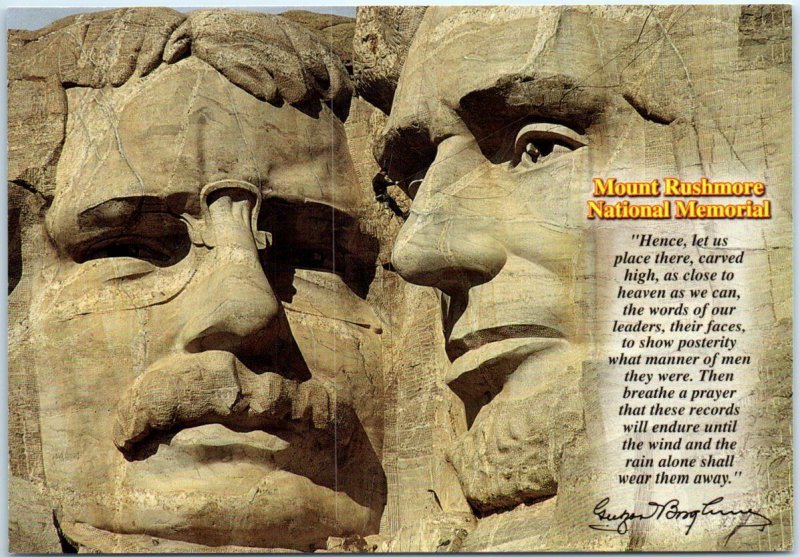 The Great Faces - Mount Rushmore National Memorial, Black Hills - South Dakota 