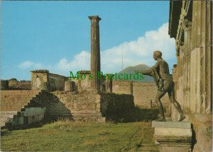 Italy Postcard - Pompei - Excavations at The Temple of Apollo  RR14196