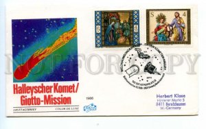 494762 AUSTRIA 1986 year Halleys comet Gmund special cancellation SPACE COVER