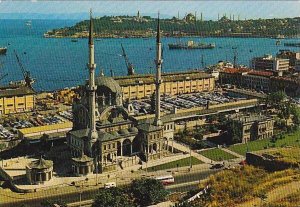 Turkey Istanbul The Mosque Of Nusretiye Harbor & Point Of Seraglio