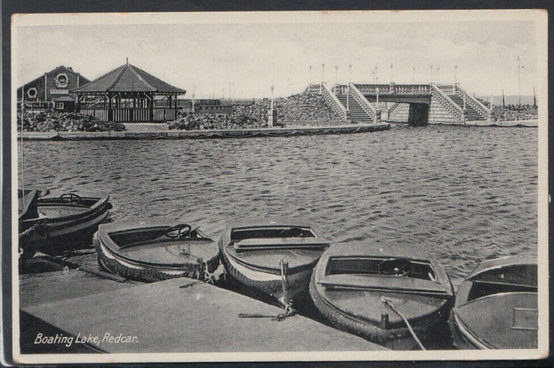 Yorkshire Postcard - The Boating Lake, Redcar     RS15416